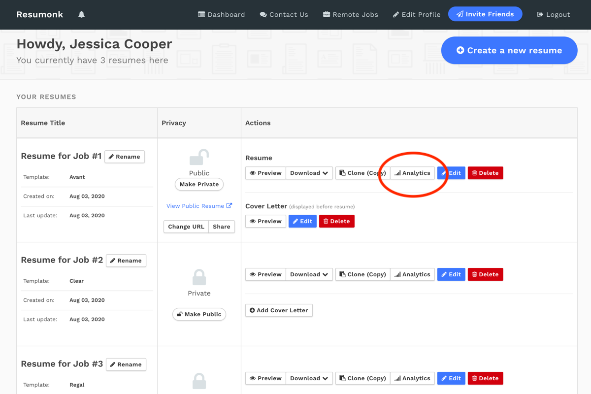 Resume Analytics
